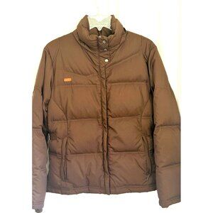 Women's Chocolate Brown Puffer Jacket, Columbia, Brown, Size Small